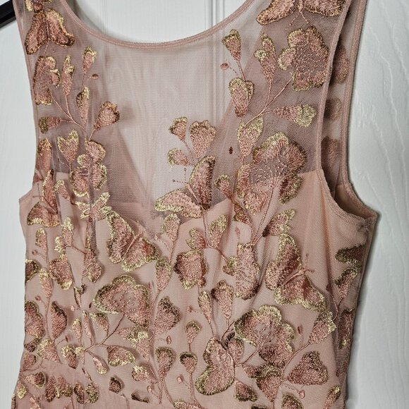 BCBGMAXAZRIA Eugene Butterfly-Embroidered Dress Size 2 - Picture 5 of 16